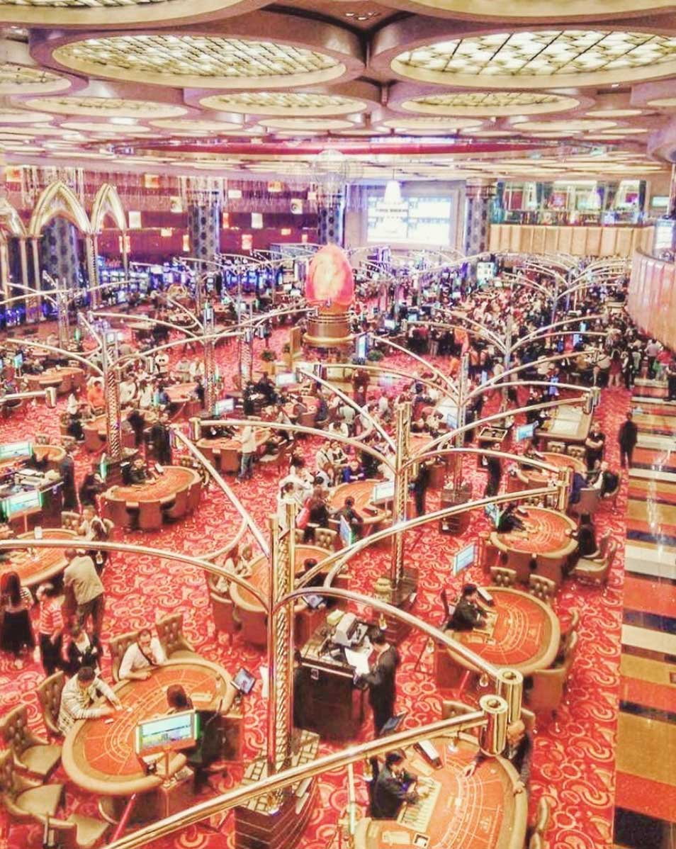 Casino table in Macao